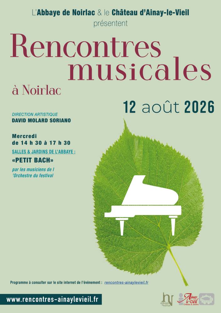 Rencontres musicales à Noirlac - Bruère-Allichamps Rencontres musicales à Noirlac - Bruère-Allichamps