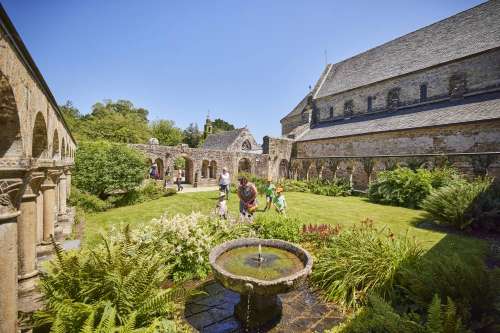 Die Gärten der Abtei von Daoulas