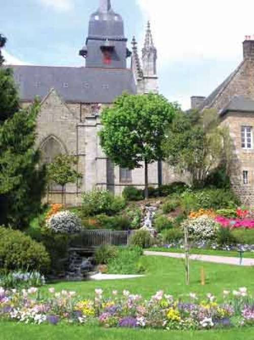 Der öffentliche Garten von Fougères