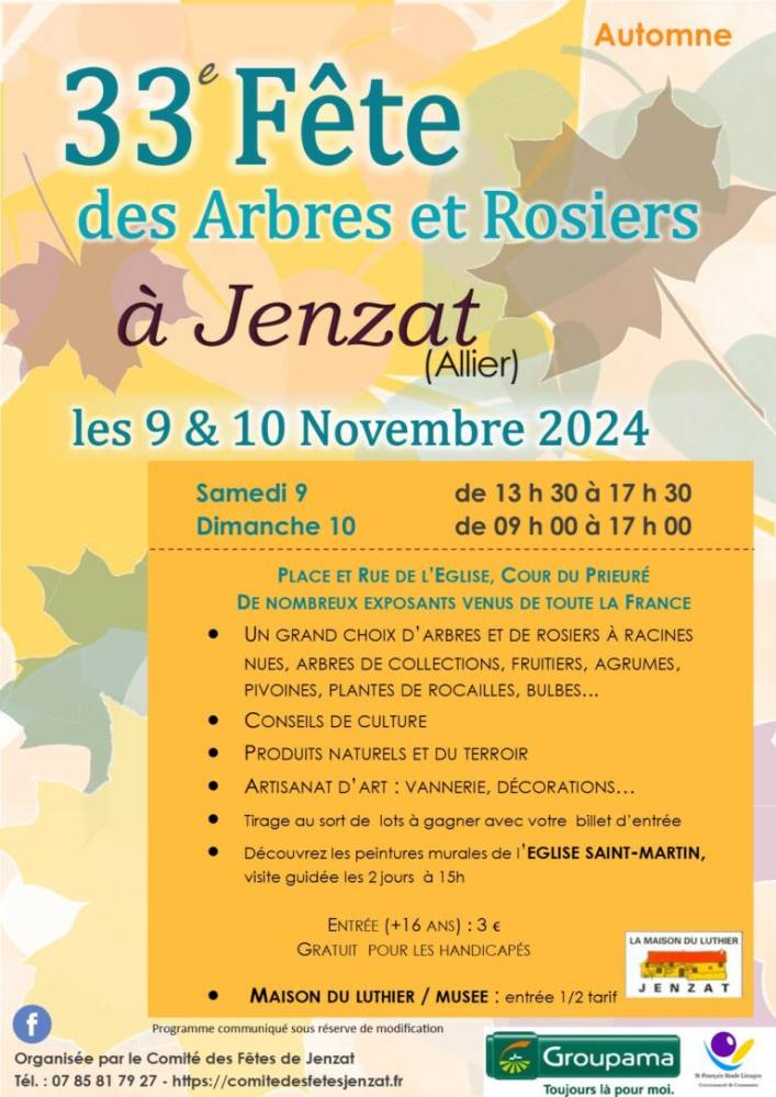 Fête des Arbres et Rosiers - Jenzat