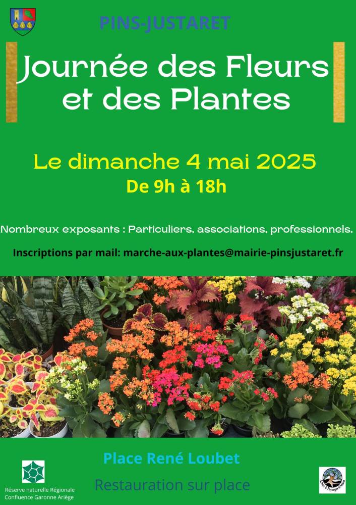 Foire aux plantes , Journée des Fleurs et des Plantes  - Pins-Justaret