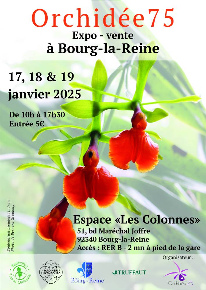 4e exposition internationale d'orchidées à Bourg-la-Reine (92340) - Bourg-la-Reine