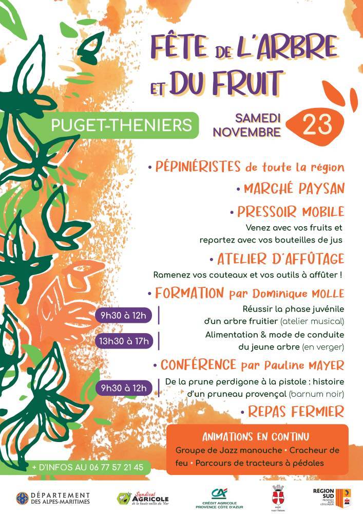 Fête de l'arbre et du fruit - Puget-Théniers