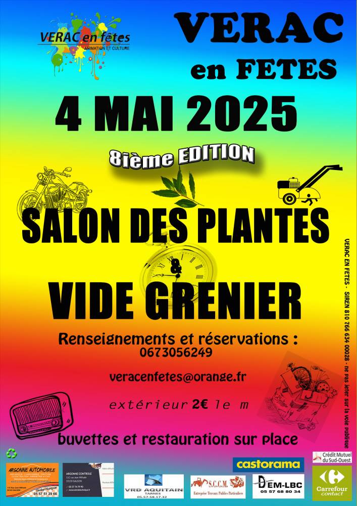 8ième Salon des plantes et Vide-grenier - verac