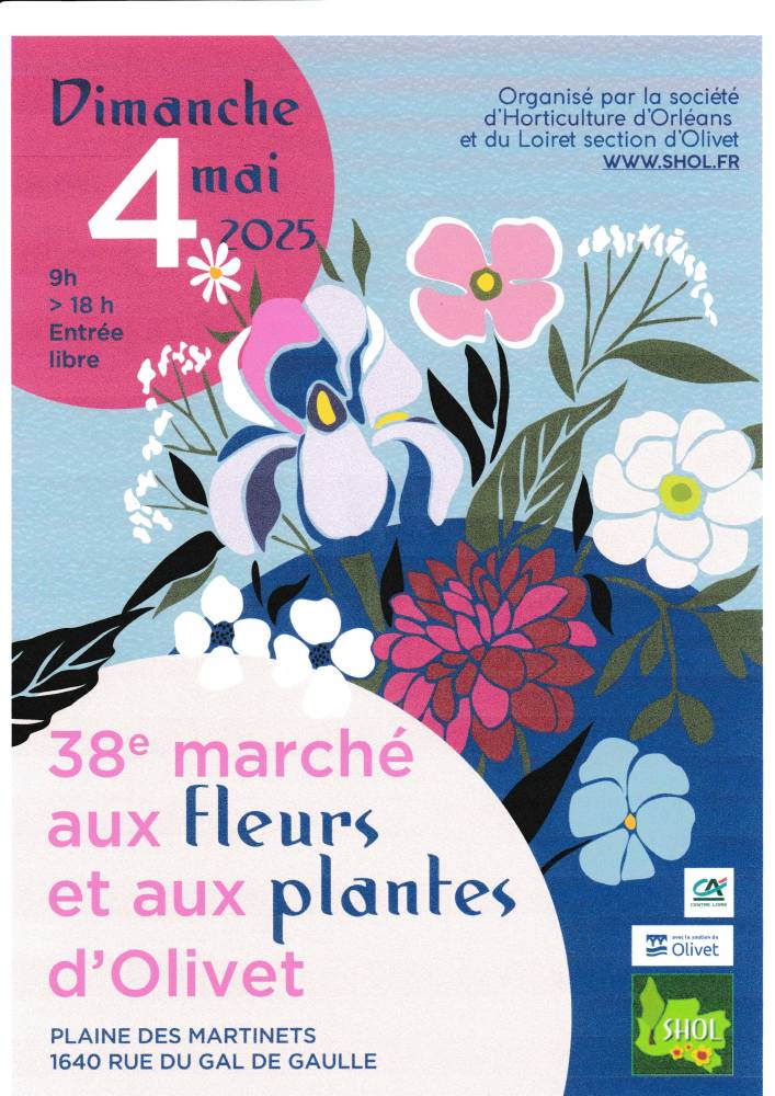 mardhe aux fleurs et aux plantes - olivet