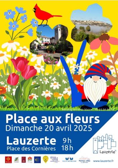 Place aux Fleurs - LAUZERTE