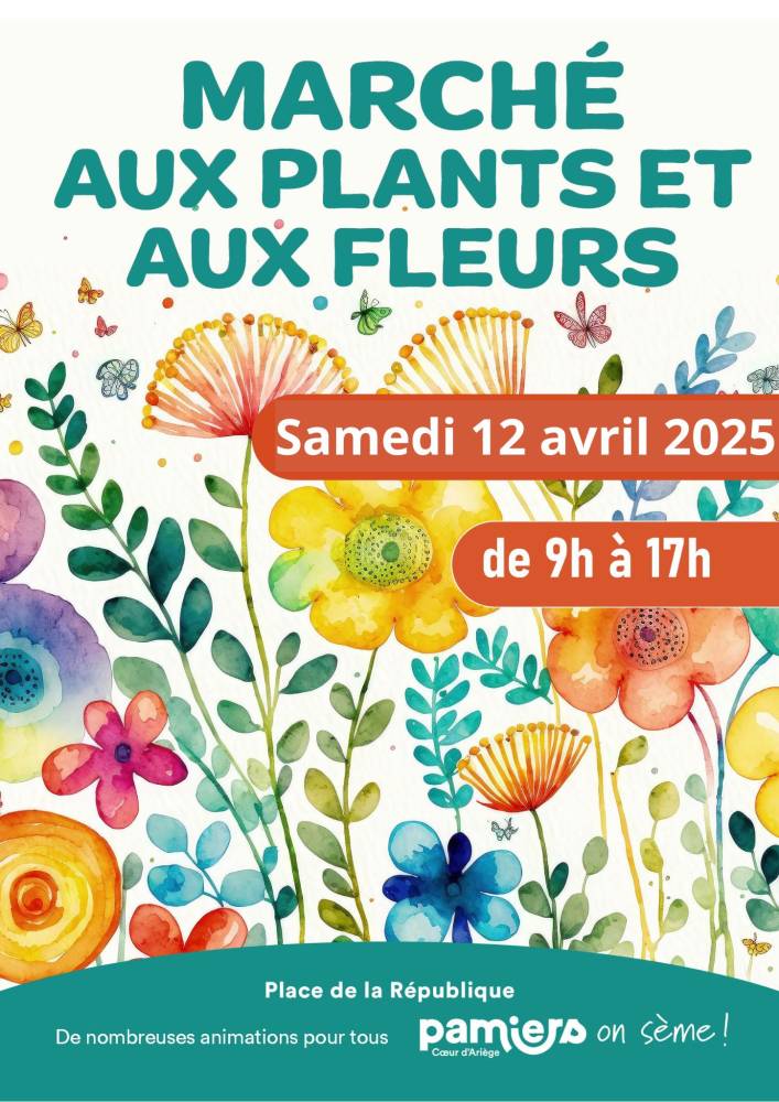 Marché aux plants et aux fleurs - Pamiers