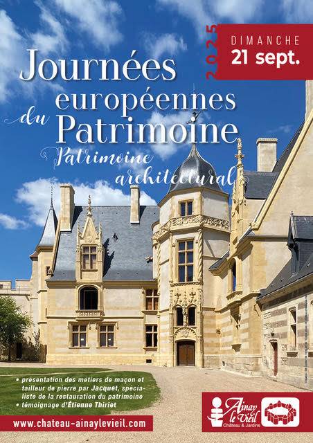 Journées européennes du patrimoine 2025 - Ainay-Le-Vieil