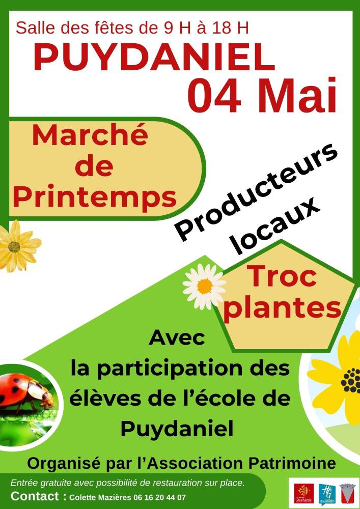 Marché de Printemps - Puydaniel