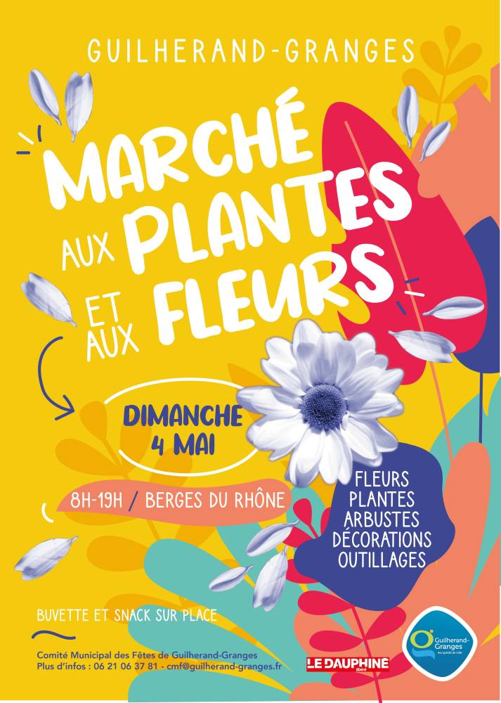 marché aux plantes et aux fleurs  - GUILHERAND GRANGES