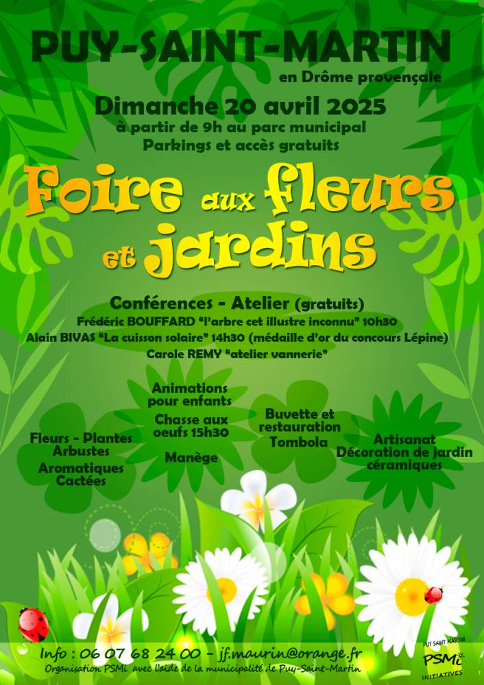 FOIRE AUX FLEURS ET JARDINS - PUY_SAINT_MARTIN