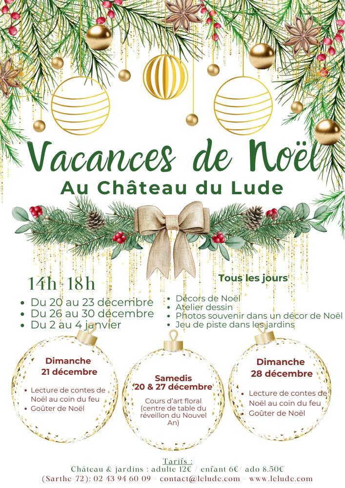 Le Château du Lude fête Noël - Le Lude Le Château du Lude fête Noël - Le Lude