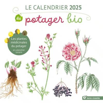 Le calendrier 2025 du potager bio - Illustratrice : Déborah Bécot