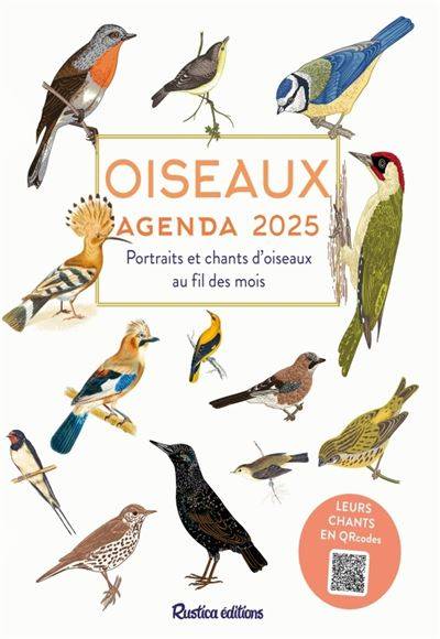 Oiseaux Agenda 2025 - Hervé Millancourt